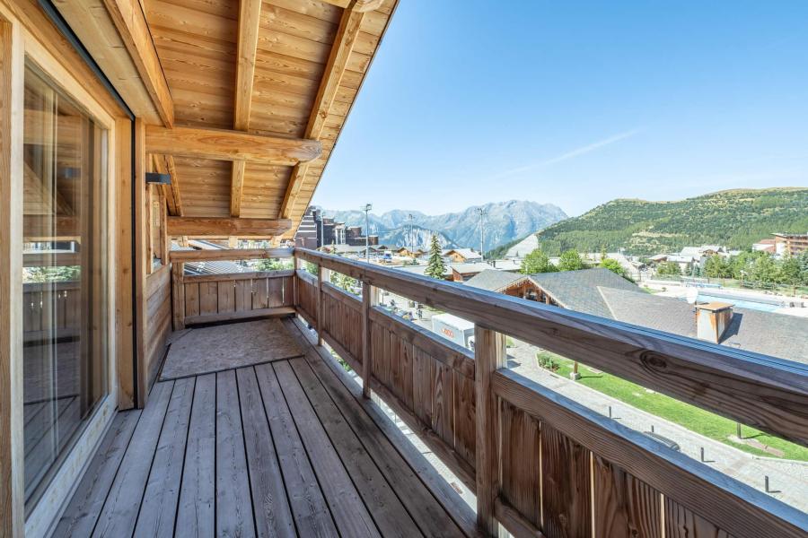 Vacances en montagne Appartement 3 pièces mezzanine 6 personnes (303) - Zodiaque - Alpe d'Huez - Extérieur été