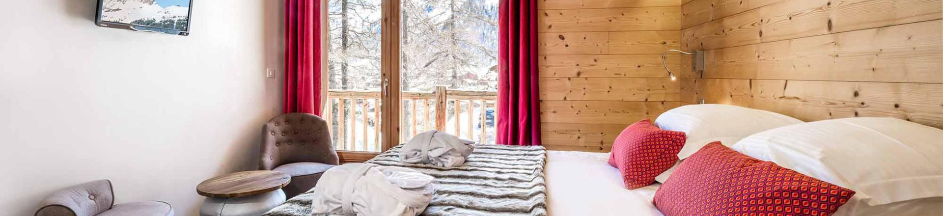 Urlaub in den Bergen Chalet Acajuma - Val d'Isère - Schlafzimmer