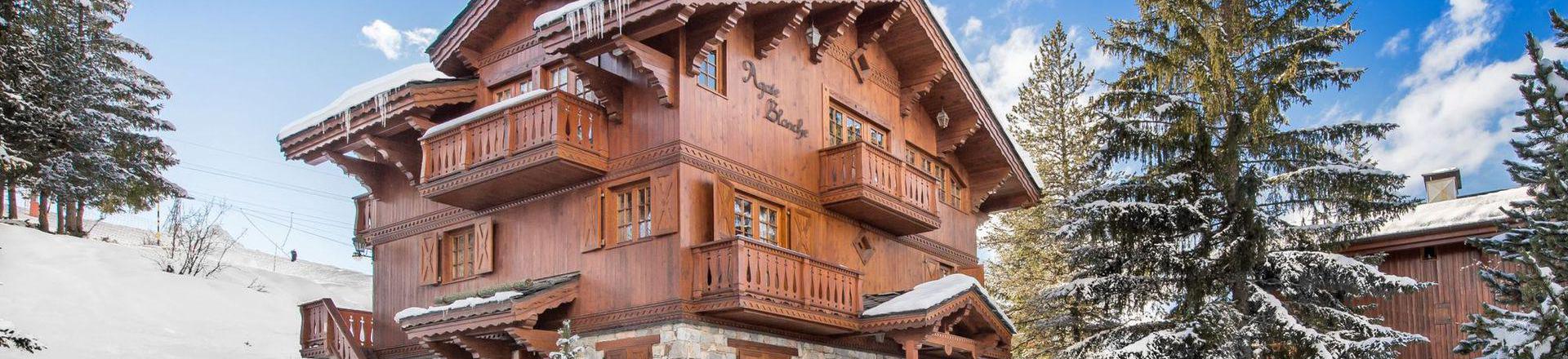 Holiday in mountain resort Chalet Agathe Blanche - Courchevel