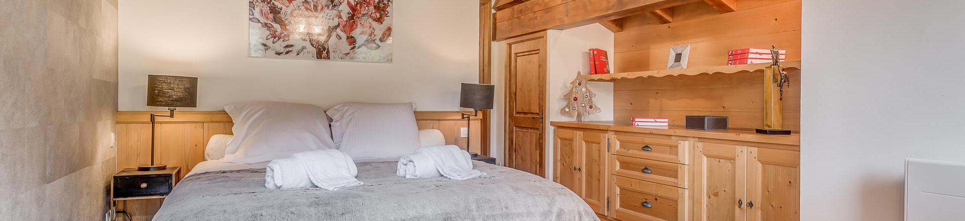 Holiday in mountain resort 7 room triplex chalet 10-12 people (CH) - Chalet Alideale - Champagny-en-Vanoise - Bedroom