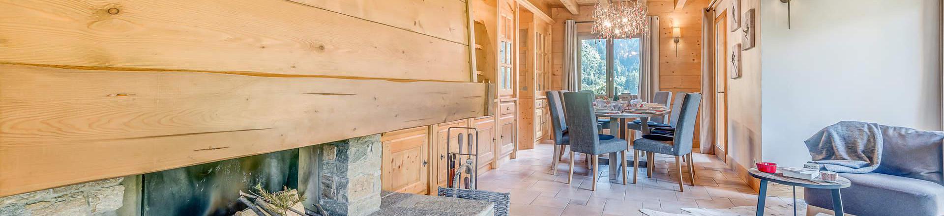 Holiday in mountain resort 7 room triplex chalet 10-12 people (CH) - Chalet Alideale - Champagny-en-Vanoise - Fireplace
