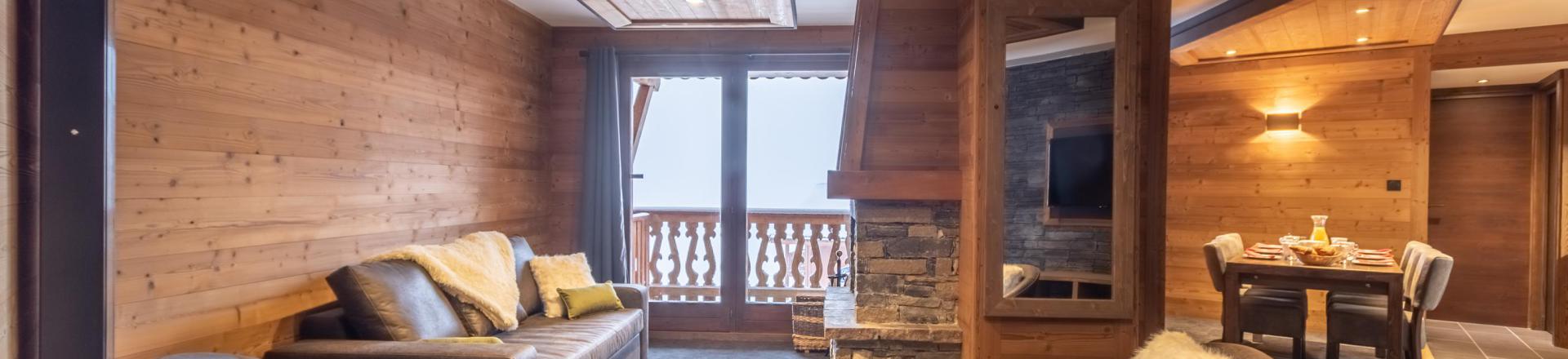 Urlaub in den Bergen 4-Zimmer-Appartment für 6 Personen - Chalet Altitude - Val Thorens - Wohnzimmer