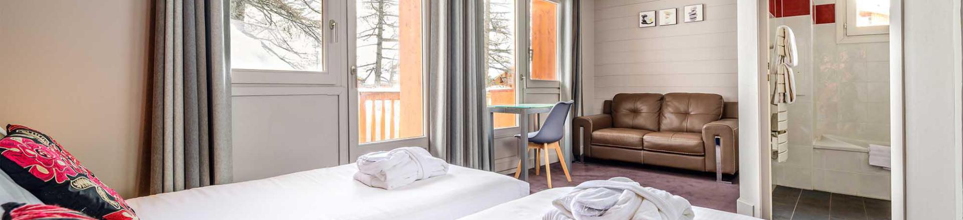 Urlaub in den Bergen Chalet Appaloosa - Val d'Isère - Schlafzimmer