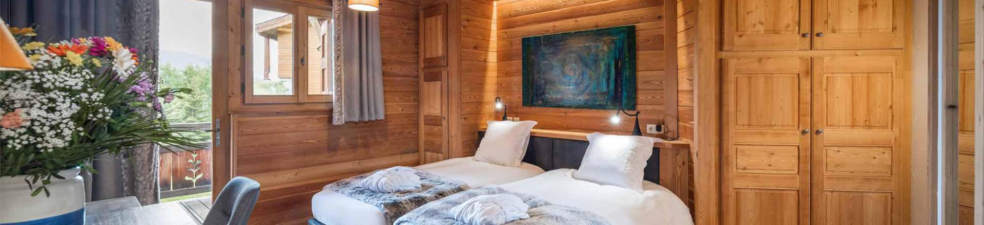 Holiday in mountain resort Chalet Bouquetin - Alpe d'Huez - Bedroom