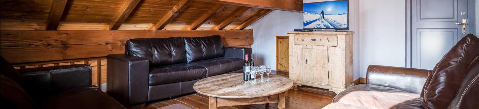 Holiday in mountain resort Chalet Camille - Tignes - Settee
