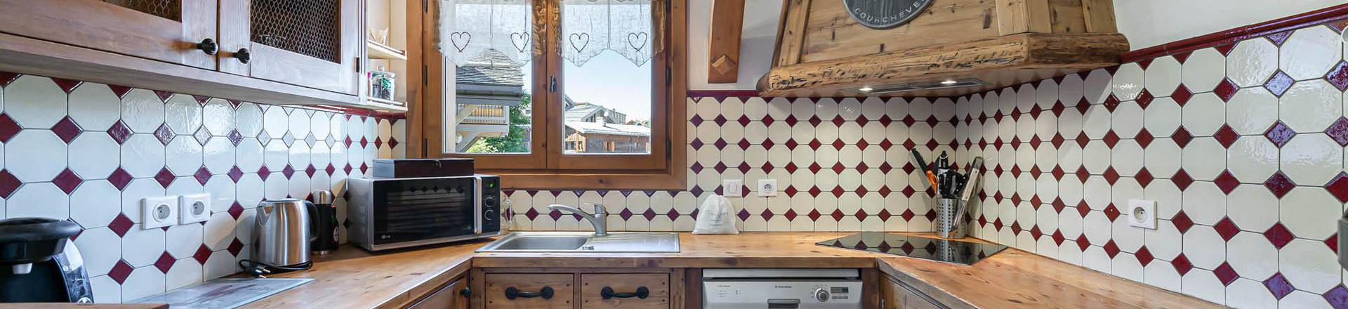 Holiday in mountain resort 6 room chalet 8 people - Chalet Daï - Courchevel - Kitchen