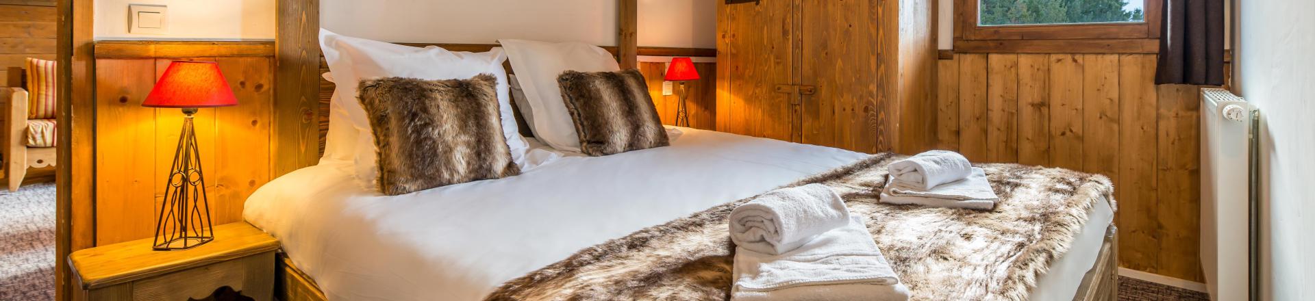 Holiday in mountain resort Chalet de l'Ours - Les Arcs - Bedroom