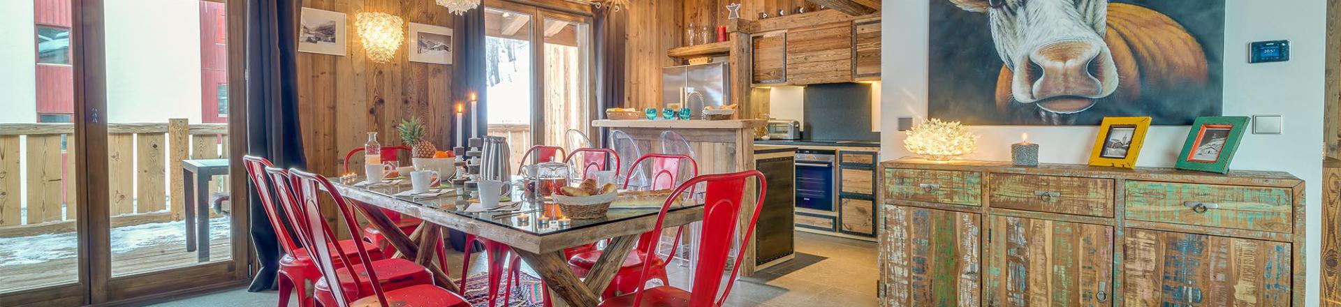 Каникулы в горах Chalet Denali - Val d'Isère - Салон