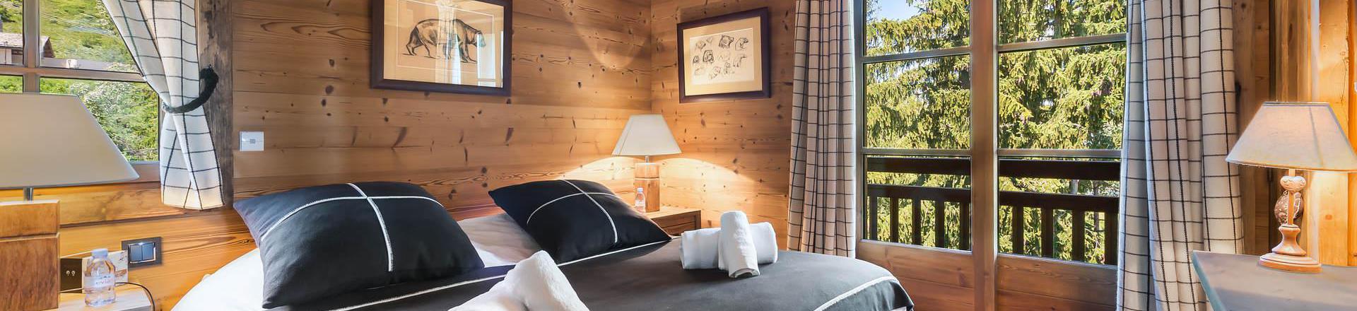 Holiday in mountain resort 6 room chalet 12 people - Chalet Face Nord - Courchevel - Bedroom