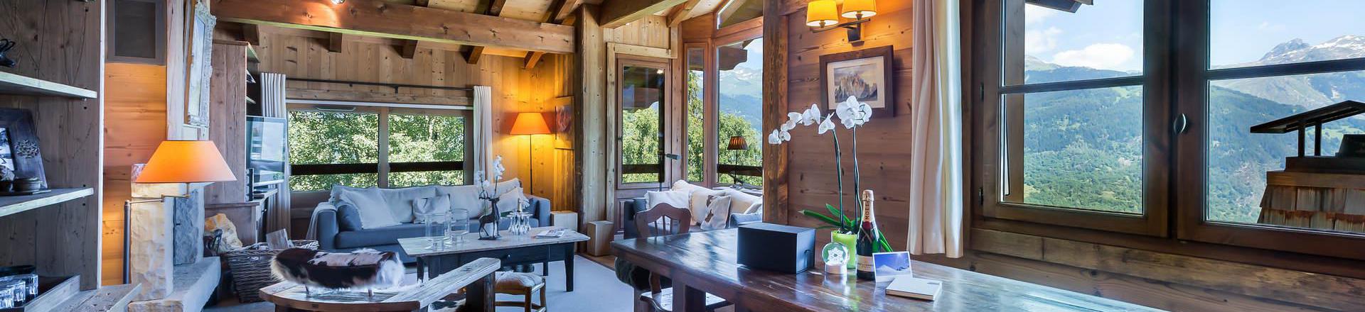 Vacanze in montagna Chalet 6 stanze per 12 persone - Chalet Face Nord - Courchevel - Soggiorno