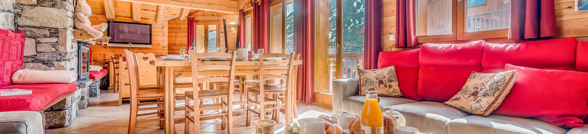 Каникулы в горах Апартаменты 6 комнат 10 чел. (2CH) - Chalet Gypaete - Tignes - Салон