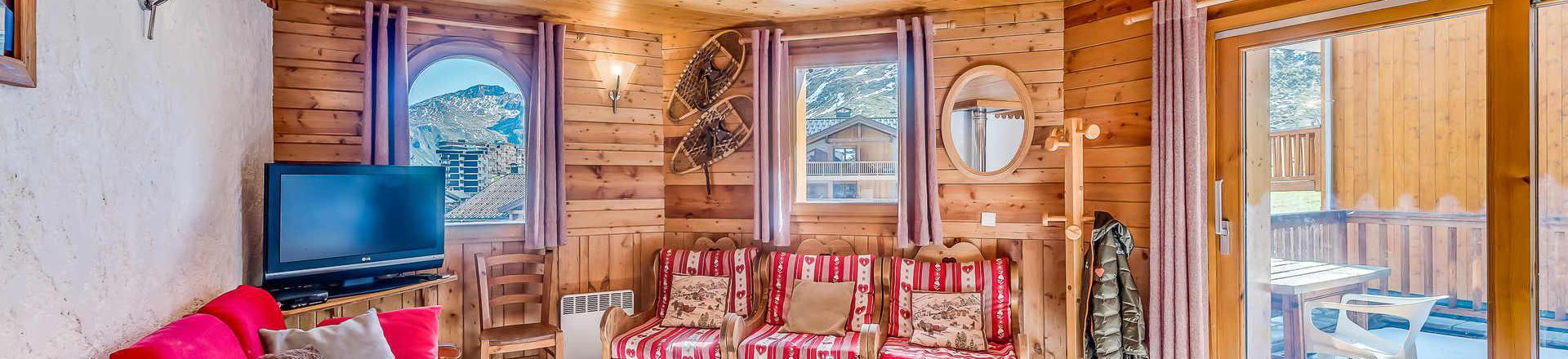 Каникулы в горах Апартаменты дуплекс 7 комнат 14 чел. (1CH) - Chalet Gypaete - Tignes - Салон