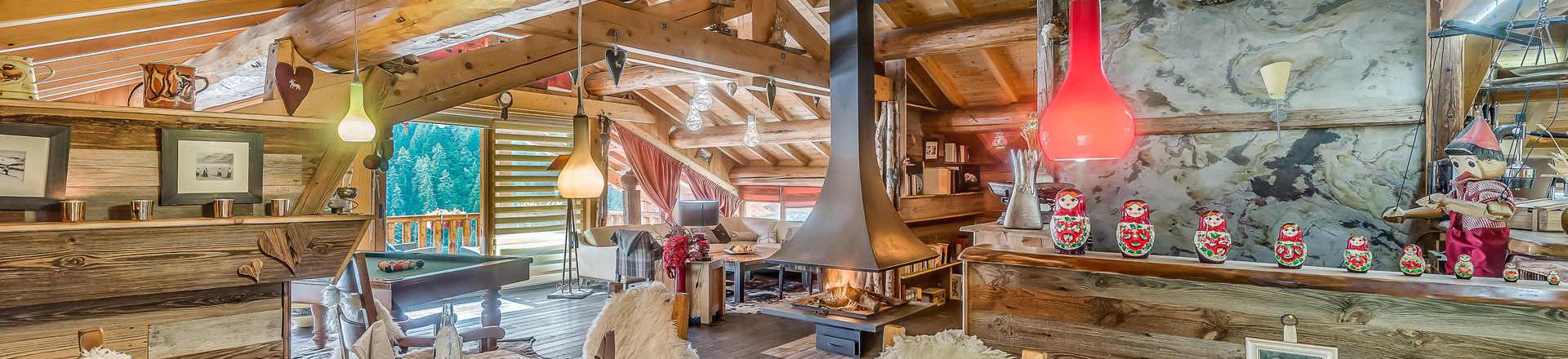 Holiday in mountain resort 9 room triplex chalet 15 people (CH) - Chalet Iseran - Tignes - Accommodation