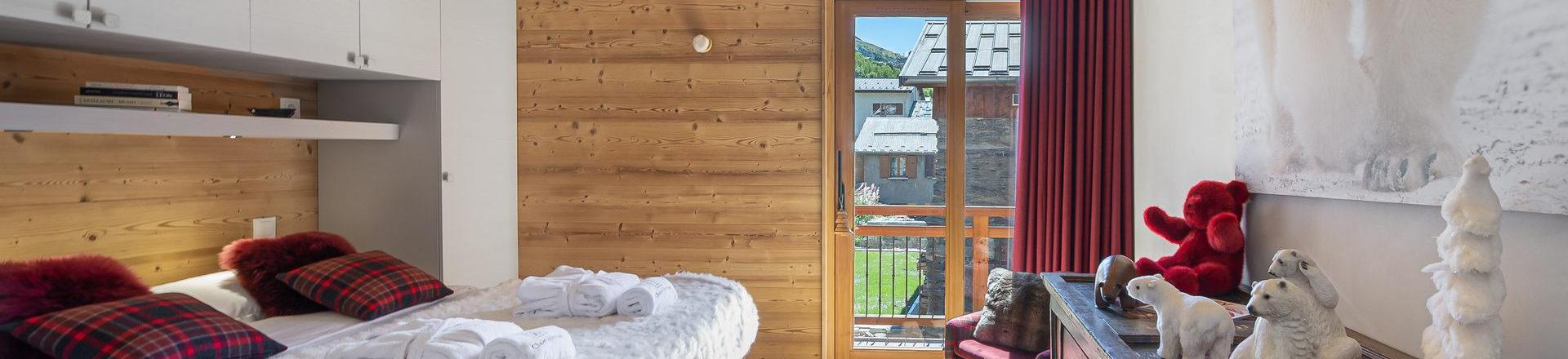 Vacances en montagne Chalet l'Éterlou - Les Menuires - Chambre