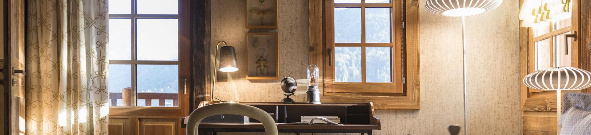 Holiday in mountain resort 7 room triplex chalet 10 people - Chalet la Ferme de Juliette - Le Grand Bornand - Bedroom