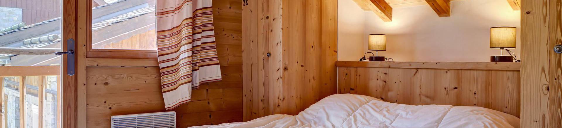 Urlaub in den Bergen Duplex Wohnung 4 Zimmer 6 Personnen - Chalet la Mélèze - Courchevel - Offener Schlafbereich