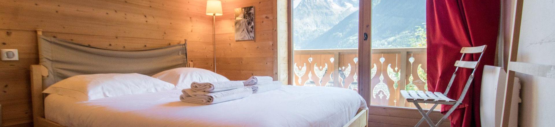 Vacances en montagne Chalet 4 pièces 6 personnes - Chalet le Panorama - Chamonix - Chambre