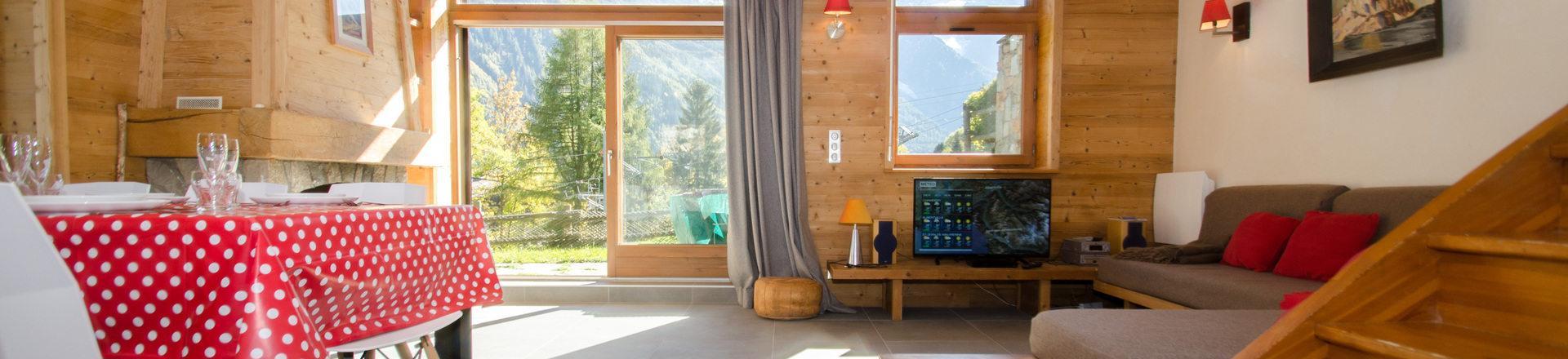 Vacanze in montagna Chalet 4 stanze per 6 persone - Chalet le Panorama - Chamonix - Soggiorno