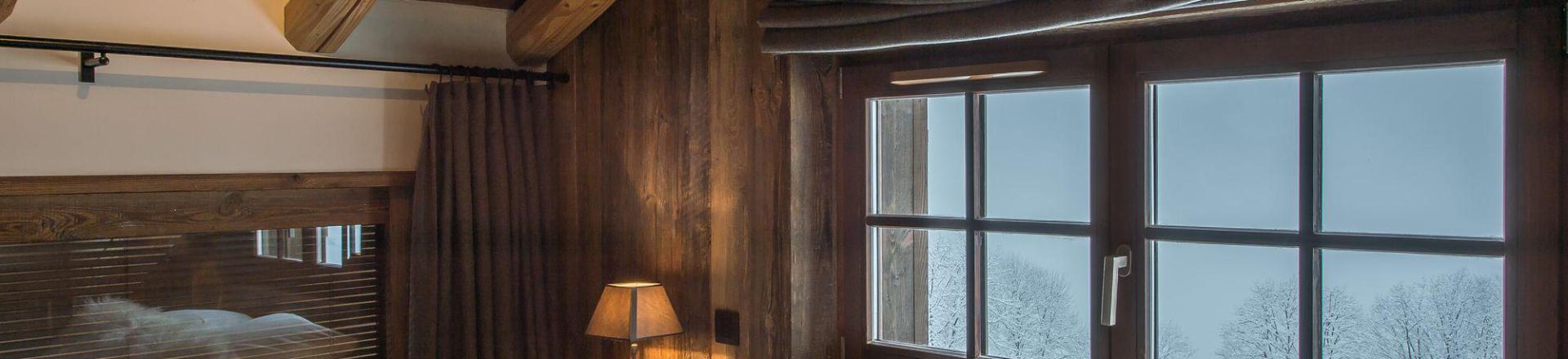 Holiday in mountain resort 6 room quadriplex chalet 10 people - Chalet le Refuge - Méribel - Bedroom