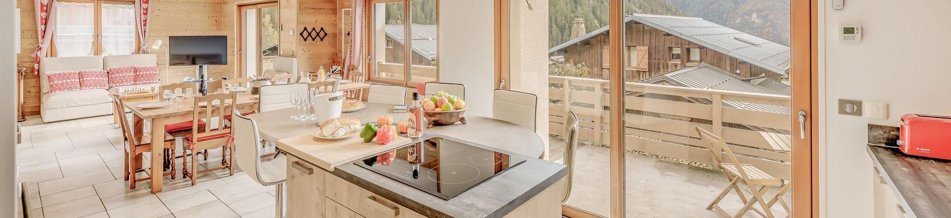 Urlaub in den Bergen 6 Zimmer Chalet für 10 Personen (CH) - Chalet le Sérac - Champagny-en-Vanoise - Wohnzimmer