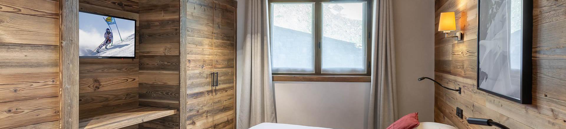 Urlaub in den Bergen 5-Zimmer-Appartment für 10 Personen (5) - Chalet les Flocons - Méribel - Schlafzimmer