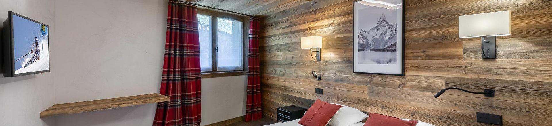 Urlaub in den Bergen 5-Zimmer-Appartment für 10 Personen (5) - Chalet les Flocons - Méribel - Schlafzimmer