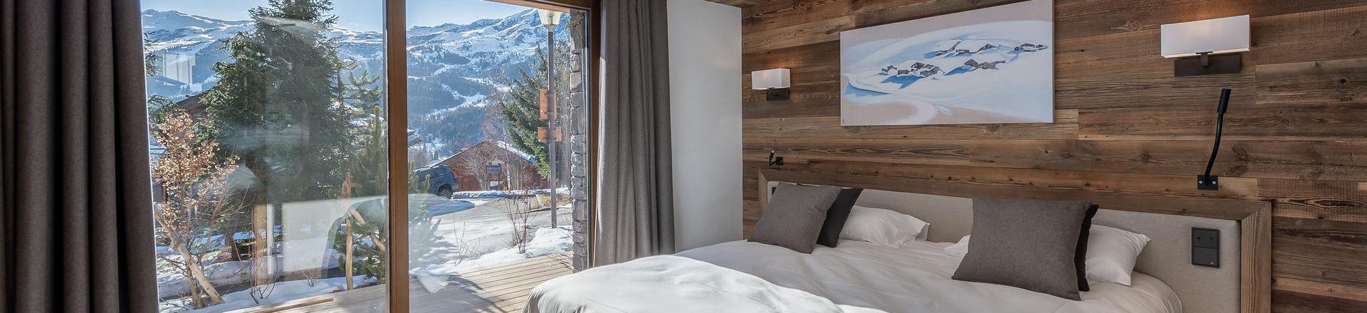 Urlaub in den Bergen Duplex Wohnung 6 Zimmer 12 Personnen (1) - Chalet les Flocons - Méribel - Schlafzimmer