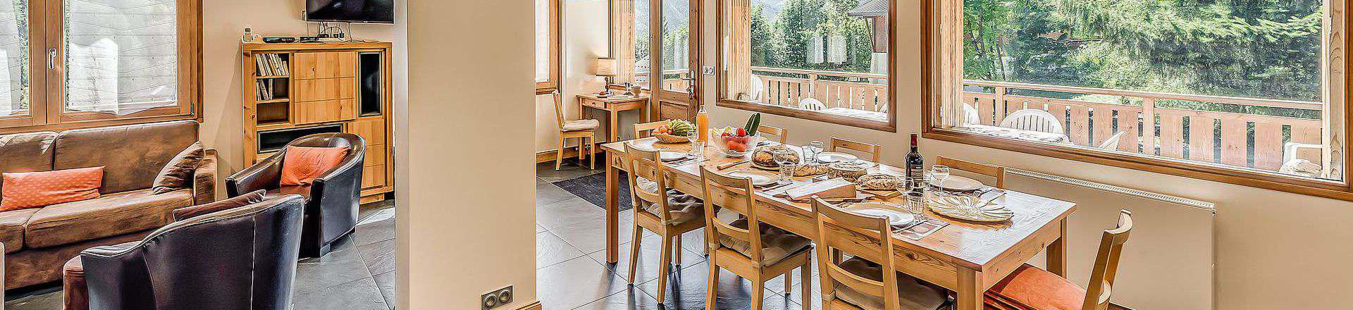 Urlaub in den Bergen 5 Zimmer Chalet für 10 Personen (CH) - Chalet les Lauzes - Champagny-en-Vanoise - Wohnzimmer