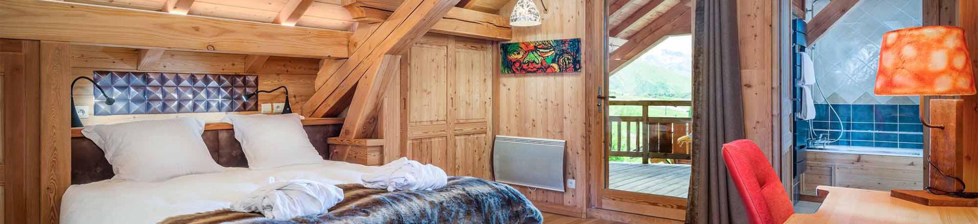 Urlaub in den Bergen Chalet Loup - Alpe d'Huez - Schlafzimmer