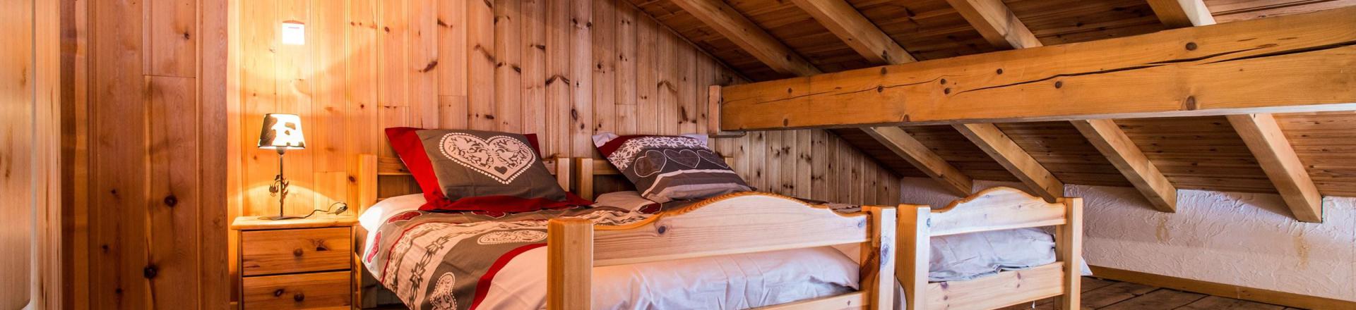 Каникулы в горах Chalet Loutantin - Saint Martin de Belleville - Двухспальная кровать