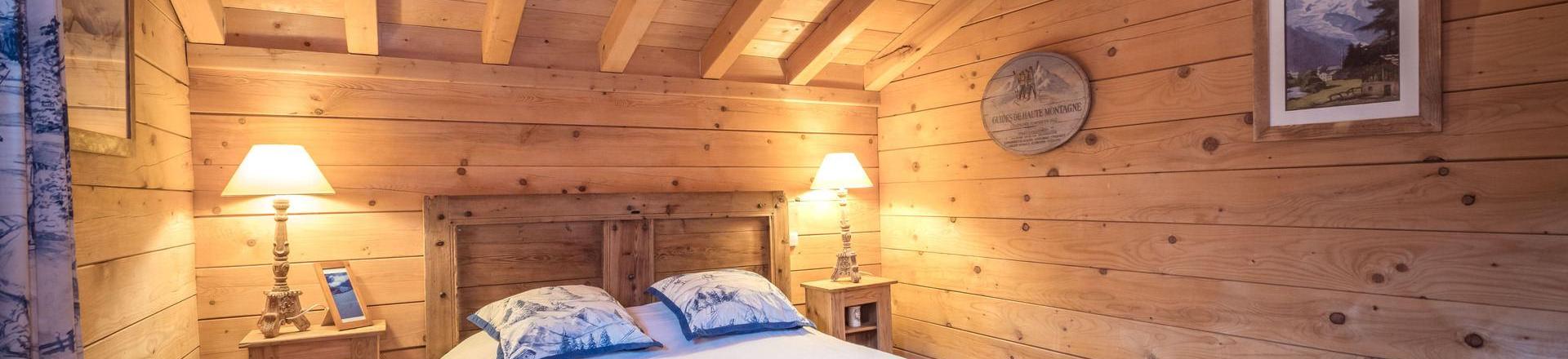 Holiday in mountain resort 6 room chalet 8 people - Chalet Macha - Chamonix - Bedroom