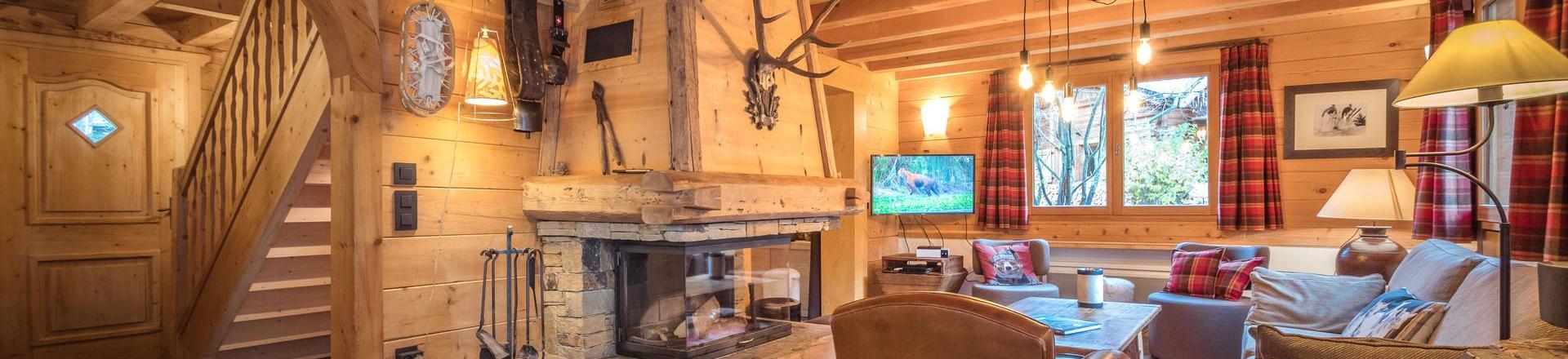 Vacances en montagne Chalet 6 pièces 9 personnes - Chalet Macha - Chamonix - Séjour