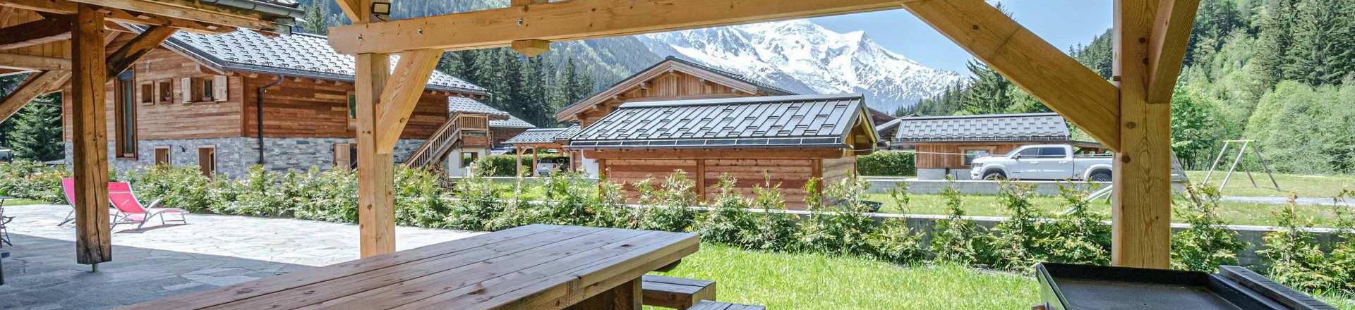 Urlaub in den Bergen Chalet Marius - Chamonix - Terrasse