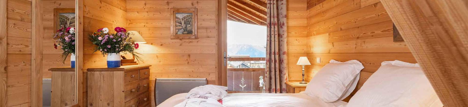 Vacances en montagne Chalet Marmotte - Alpe d'Huez - Chambre mansardée