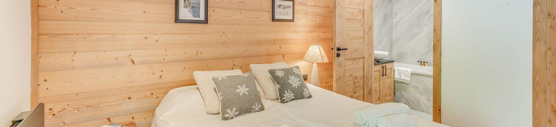 Urlaub in den Bergen Triplex-Chalet 6 zimmer 10 Personnen (CH) - Chalet Napoléon - Tignes - Schlafzimmer