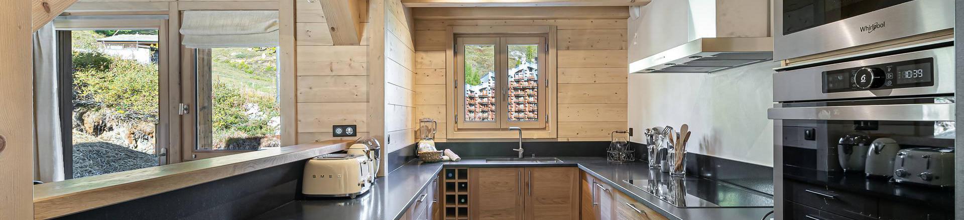 Wakacje w górach Domek górski duplex 6 pokojowy dla 11 osób - Chalet Saint Joseph - Val d'Isère - Kuchnia