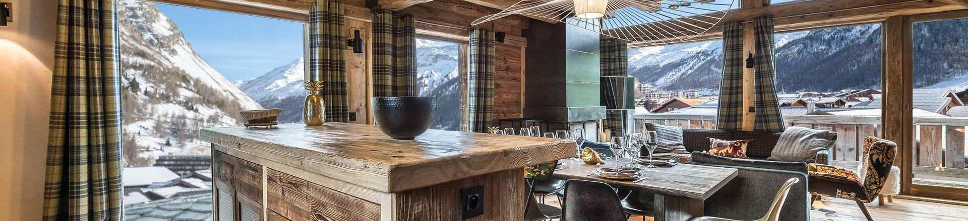 Vacanze in montagna Chalet su 3 piani 5 stanze per 10 persone - Chalet Tasna - Val d'Isère - Soggiorno