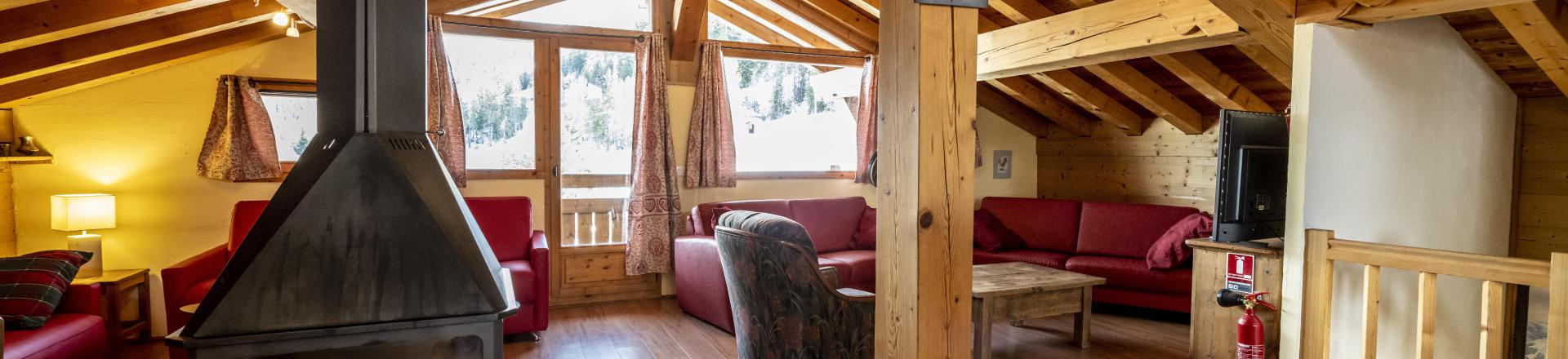 Holiday in mountain resort 6 room triplex chalet 11 people (Mont Blanc) - Chalets du Cocoon - La Plagne - Bench seat
