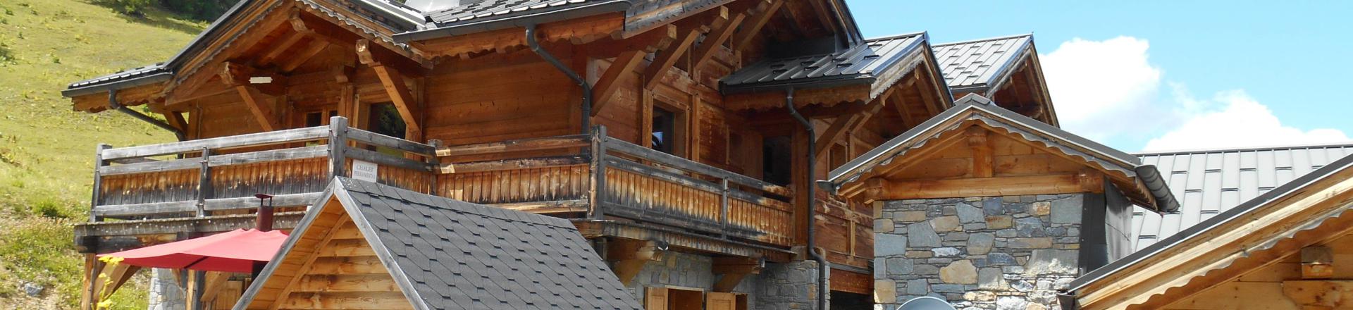 Vacanze in montagna Chalet su 3 piani semi-individuale 5 stanze per 9 persone (Pierra Menta 1) - Chalets du Cocoon - La Plagne - Esteriore estate