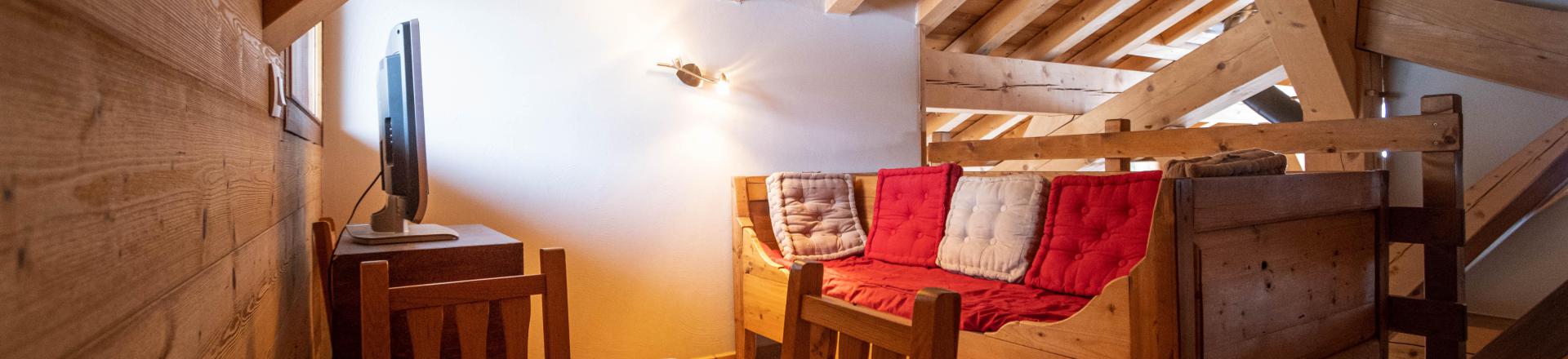 Vacanze in montagna Chalet su 3 piani semi-individuale 5 stanze per 9 persone (Pierra Menta 1) - Chalets du Cocoon - La Plagne - Camera mansardata