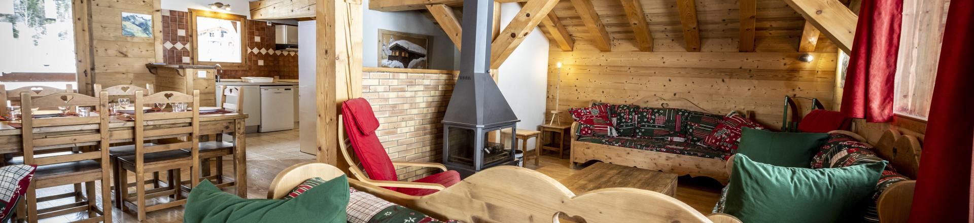 Vacanze in montagna Chalet su 3 piani semi-individuale 8 stanze per 15 persone (Pierra Menta 2) - Chalets du Cocoon - La Plagne - Dormeuse