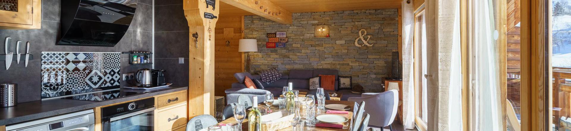 Vacanze in montagna Chalet su 3 piani 5 stanze per 8 persone (Friandise) - Chalets Les Balcons du Golf - Alpe d'Huez - Cucina