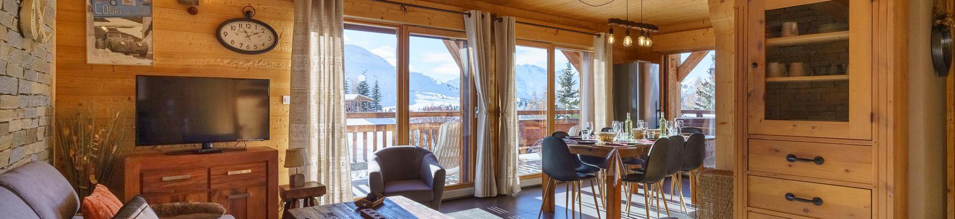 Vacanze in montagna Chalet su 3 piani 5 stanze per 8 persone (Friandise) - Chalets Les Balcons du Golf - Alpe d'Huez - Sedile