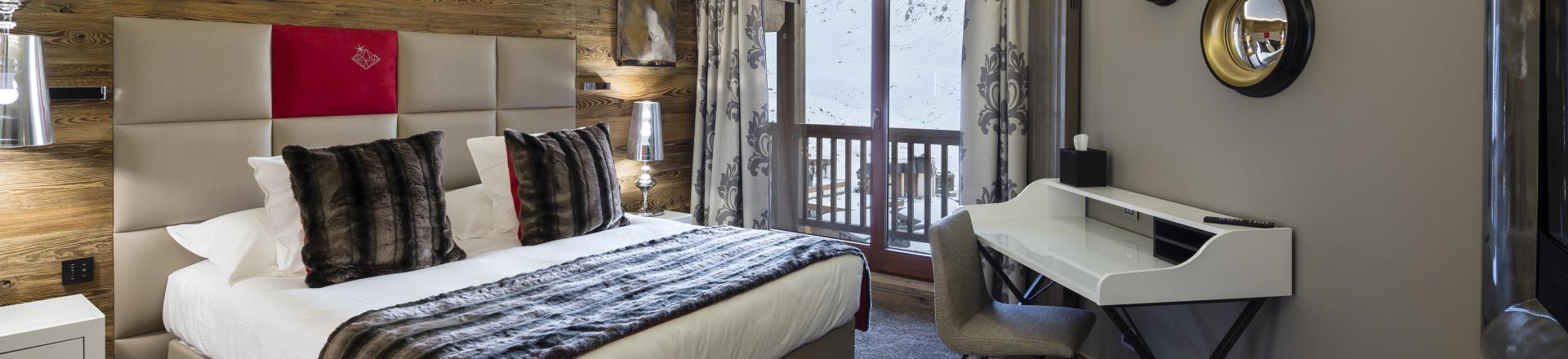 Holiday in mountain resort Hôtel Koh I Nor - Val Thorens - Bedroom