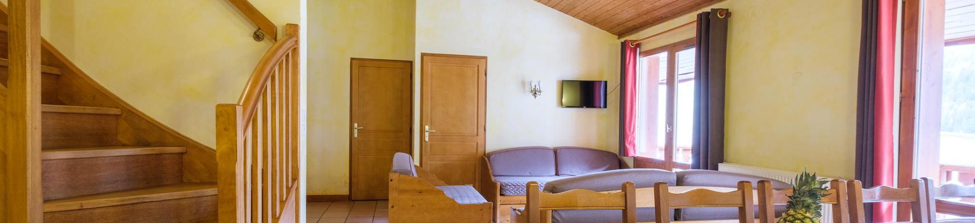 Urlaub in den Bergen 5 Zimmer Appartement für 12-14 Personen - Les Balcons de Val Cenis le Haut - Val Cenis - Tisch