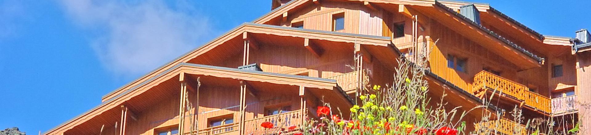 Holiday in mountain resort Les Balcons de Val Thorens - Val Thorens - Summer outside