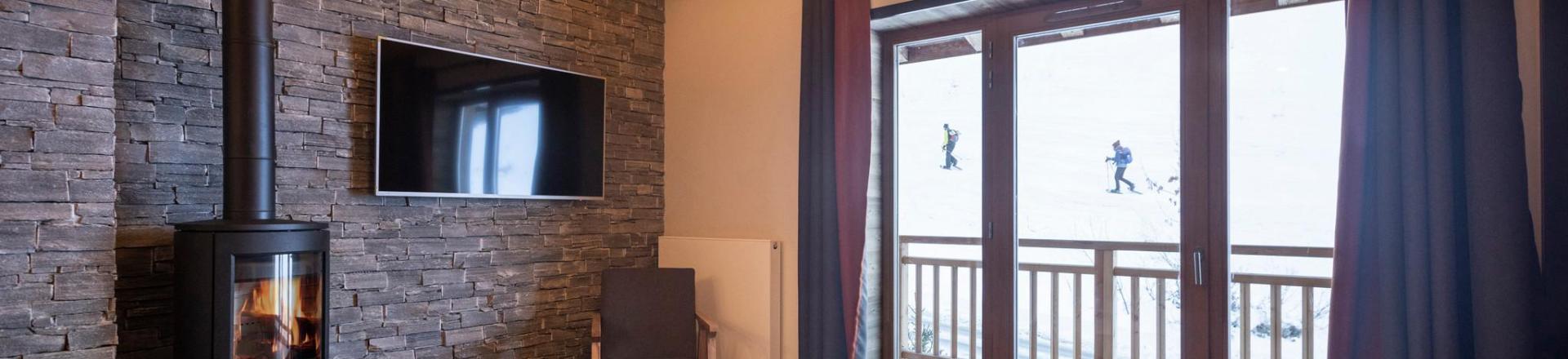 Holiday in mountain resort 5 room apartment 8-10 people - Les Balcons Platinium Val Cenis - Val Cenis - Coffee table