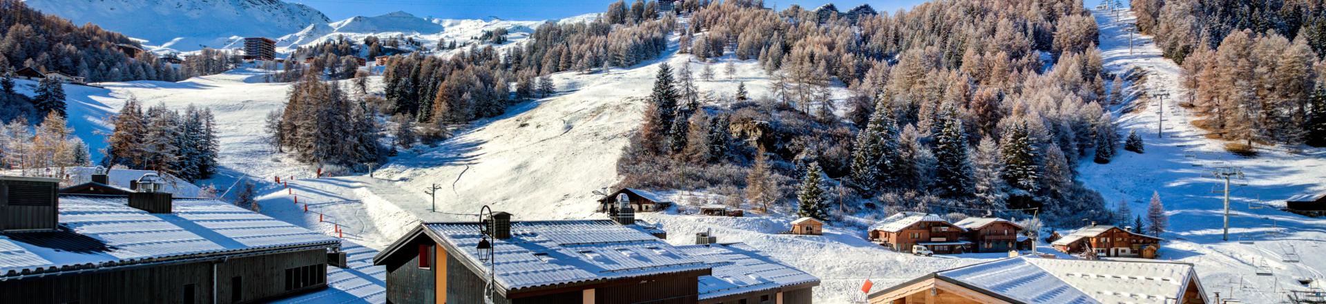 Wakacje w górach Les Chalets de la Mine 1 - La Plagne - Balkon