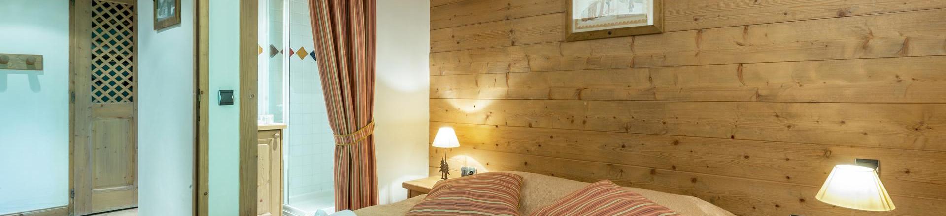 Holiday in mountain resort 3 room apartment 6 people (C07) - Les Chalets du Gypse - Saint Martin de Belleville - Bedroom