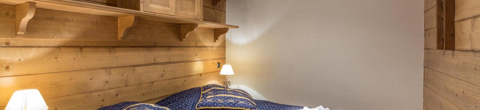 Urlaub in den Bergen 3-Zimmer-Appartment für 6 Personen (A04) - Les Chalets du Gypse - Saint Martin de Belleville - Schlafzimmer